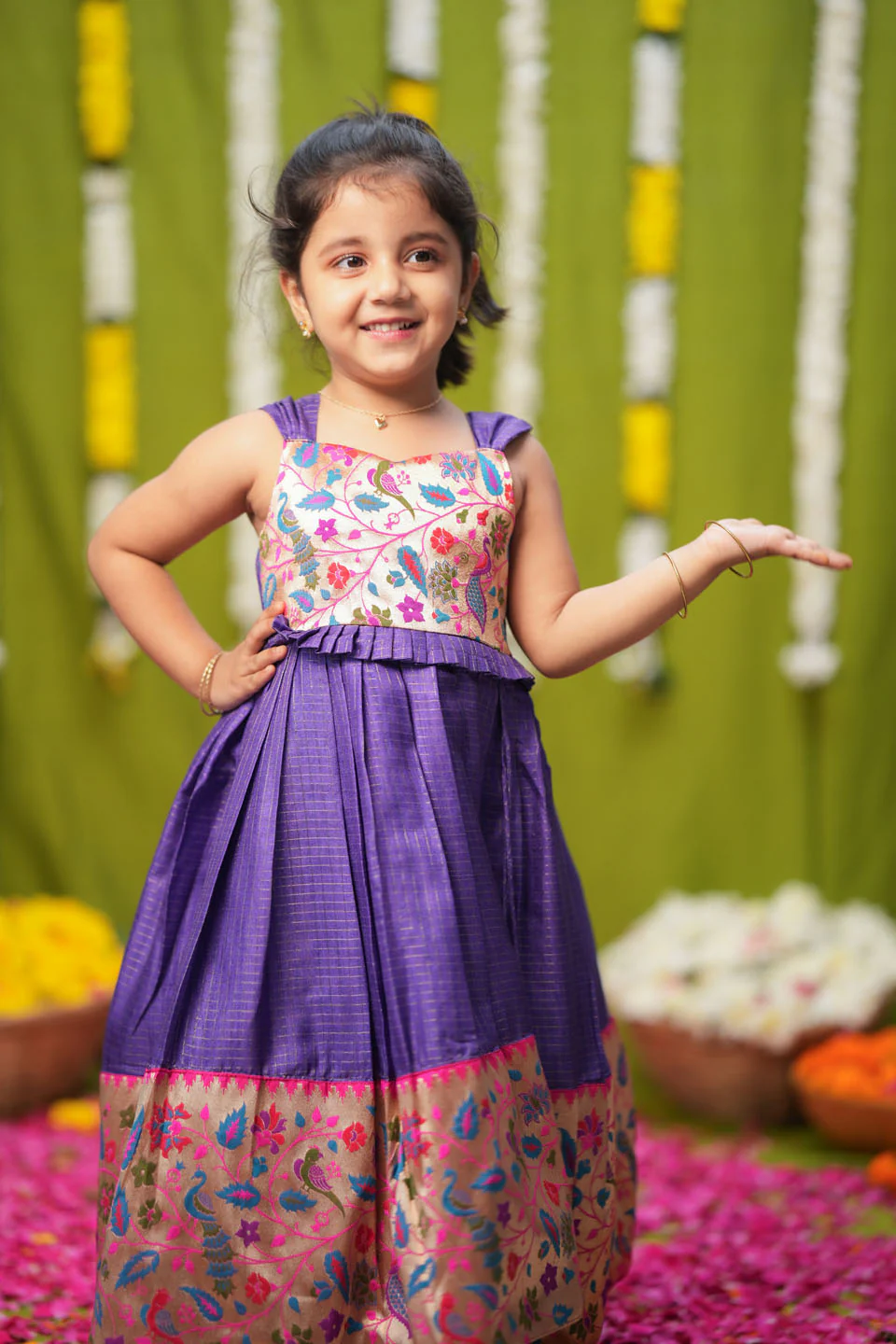 Bianca Violet Frock  Mini